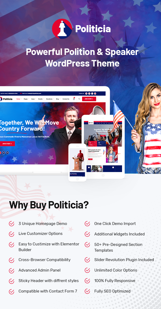 Politicia WordPress Theme